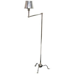 Silver Plated Reading Lamp