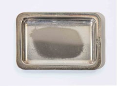 Silver-Plated Rectangular Tray, 1950s