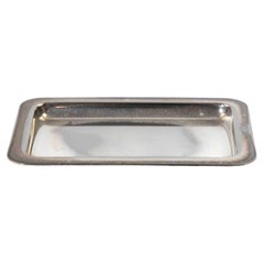 Silver-Plated Rectangular Tray, 1950s