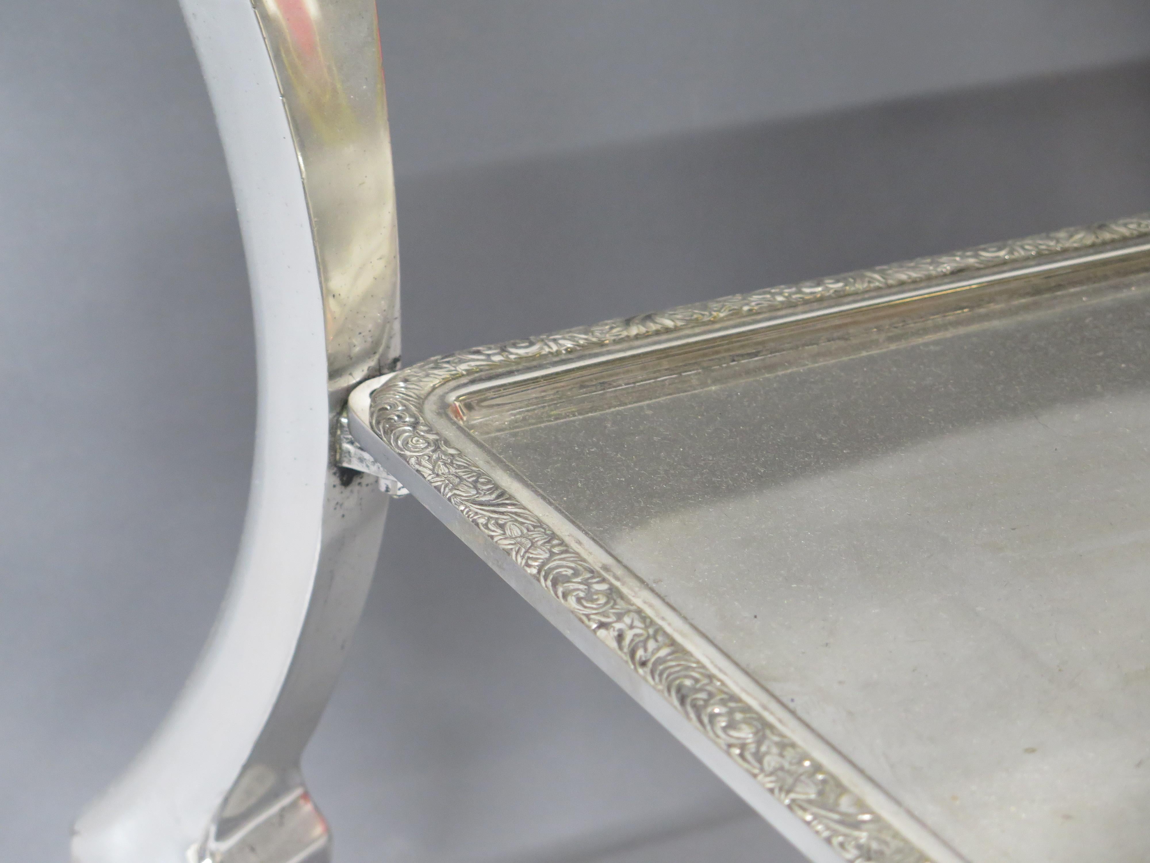 Silver-plated Roast Beef Trolley 2