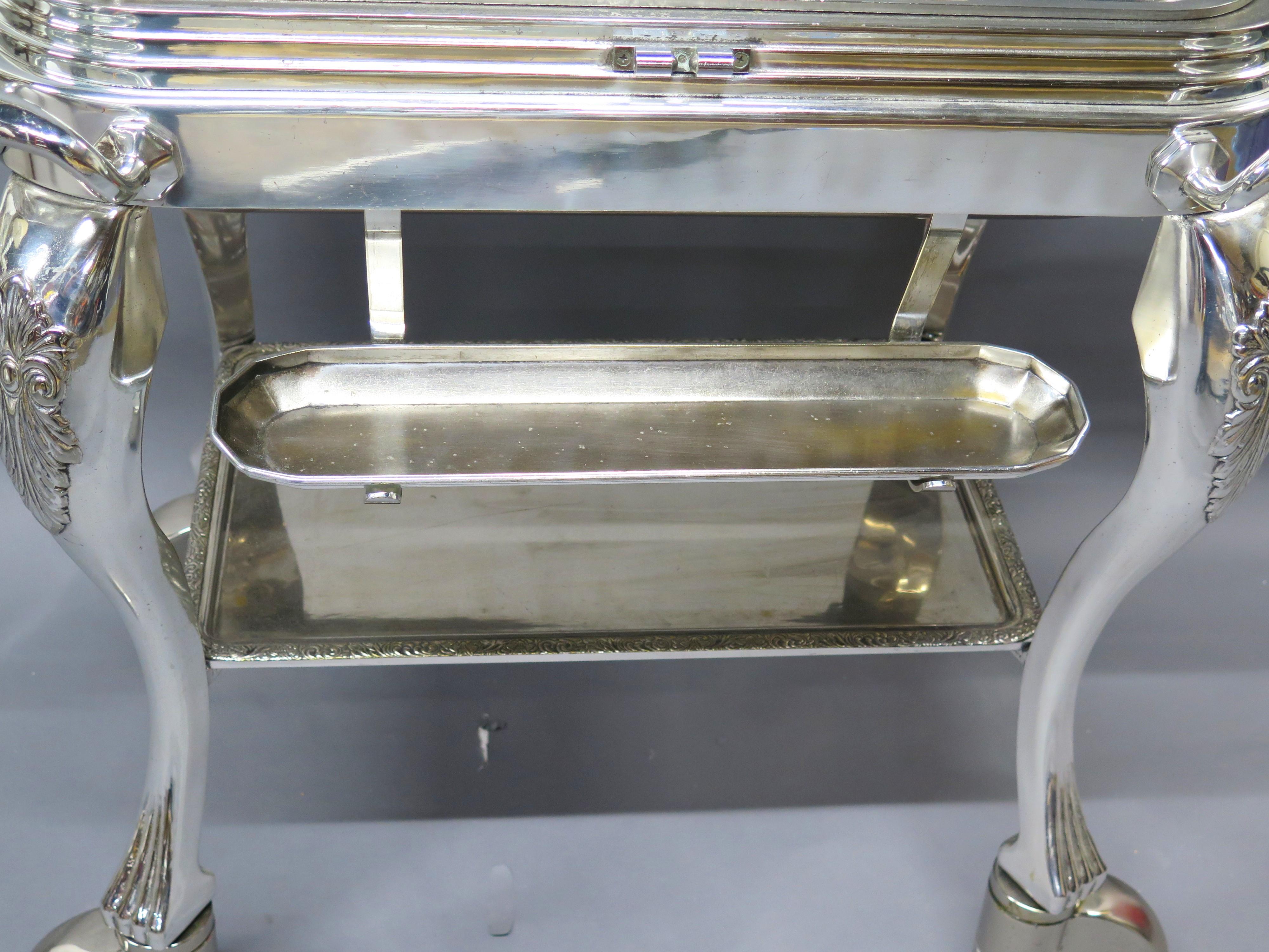Silver-plated Roast Beef Trolley 4
