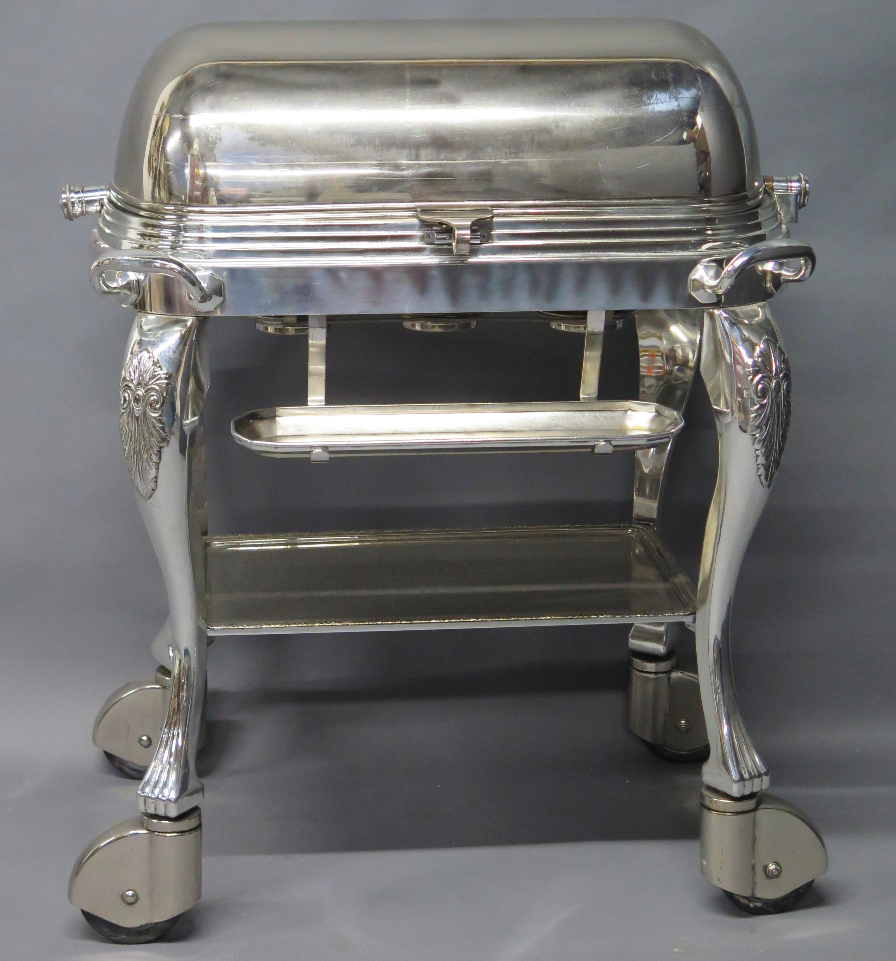 Silver-plated Roast Beef Trolley 8