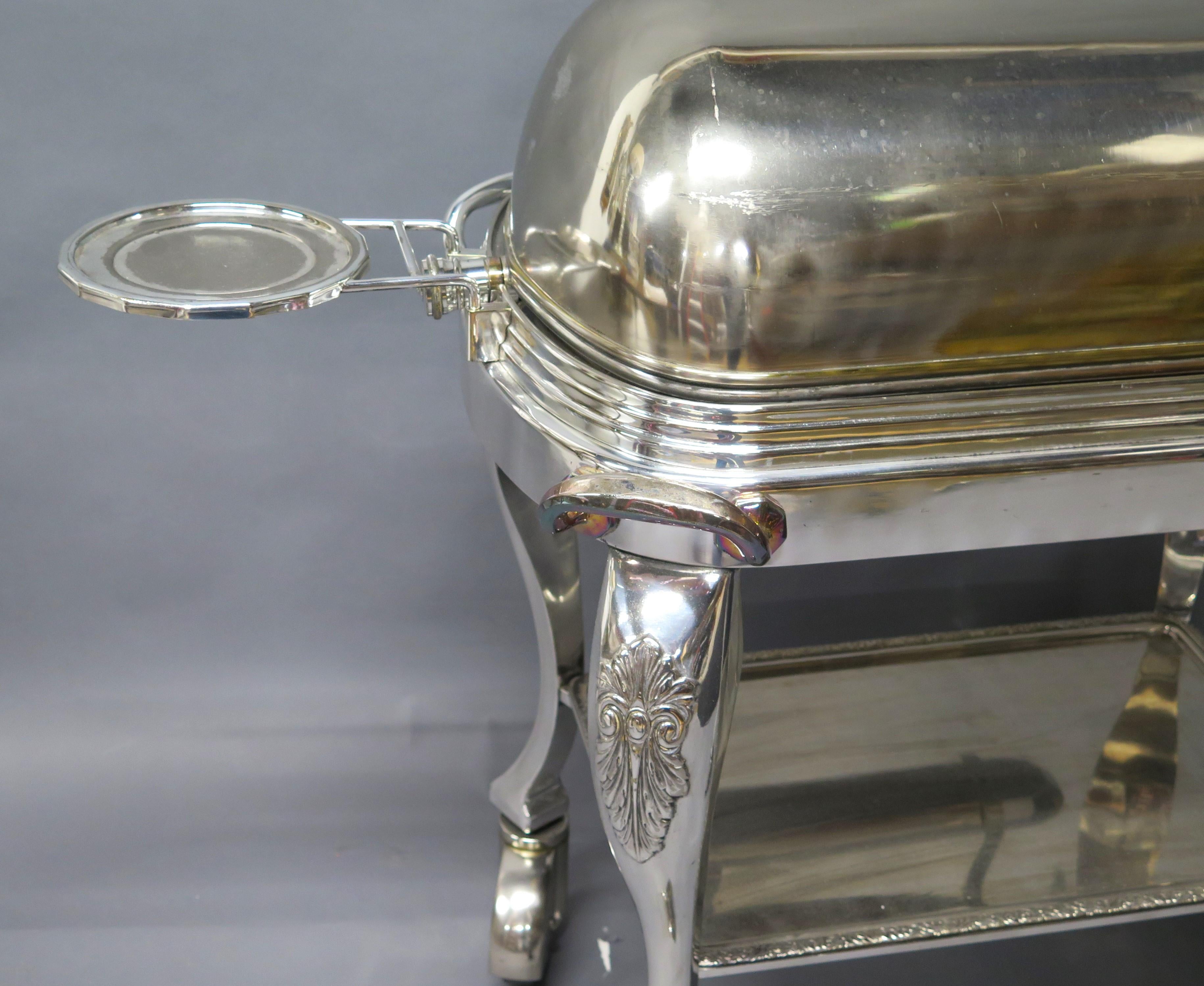 20th Century Silver-plated Roast Beef Trolley