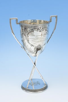 Silver-Plated Rowing Trophy - City of Bath Corporation Challenge Cup
