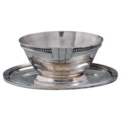 Silver-plated sauce boat, Samuel Askenfeld