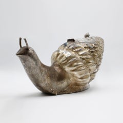 Silver Plated Sculptural Snail-Form Wine Cooler / Champagne Bucket