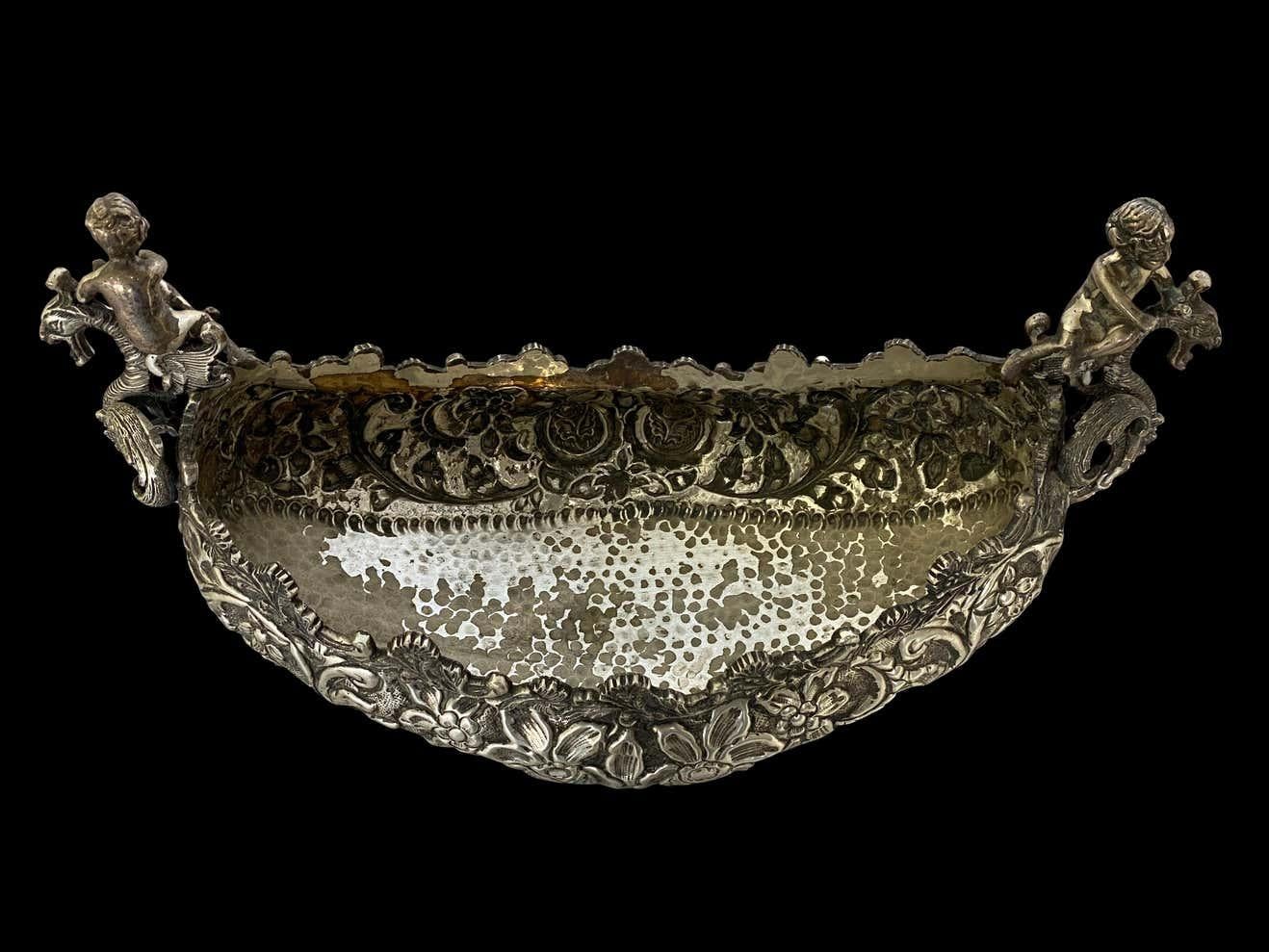 Silver-Plated Serveware, Venetian Gondolas, 20th Century For Sale 7