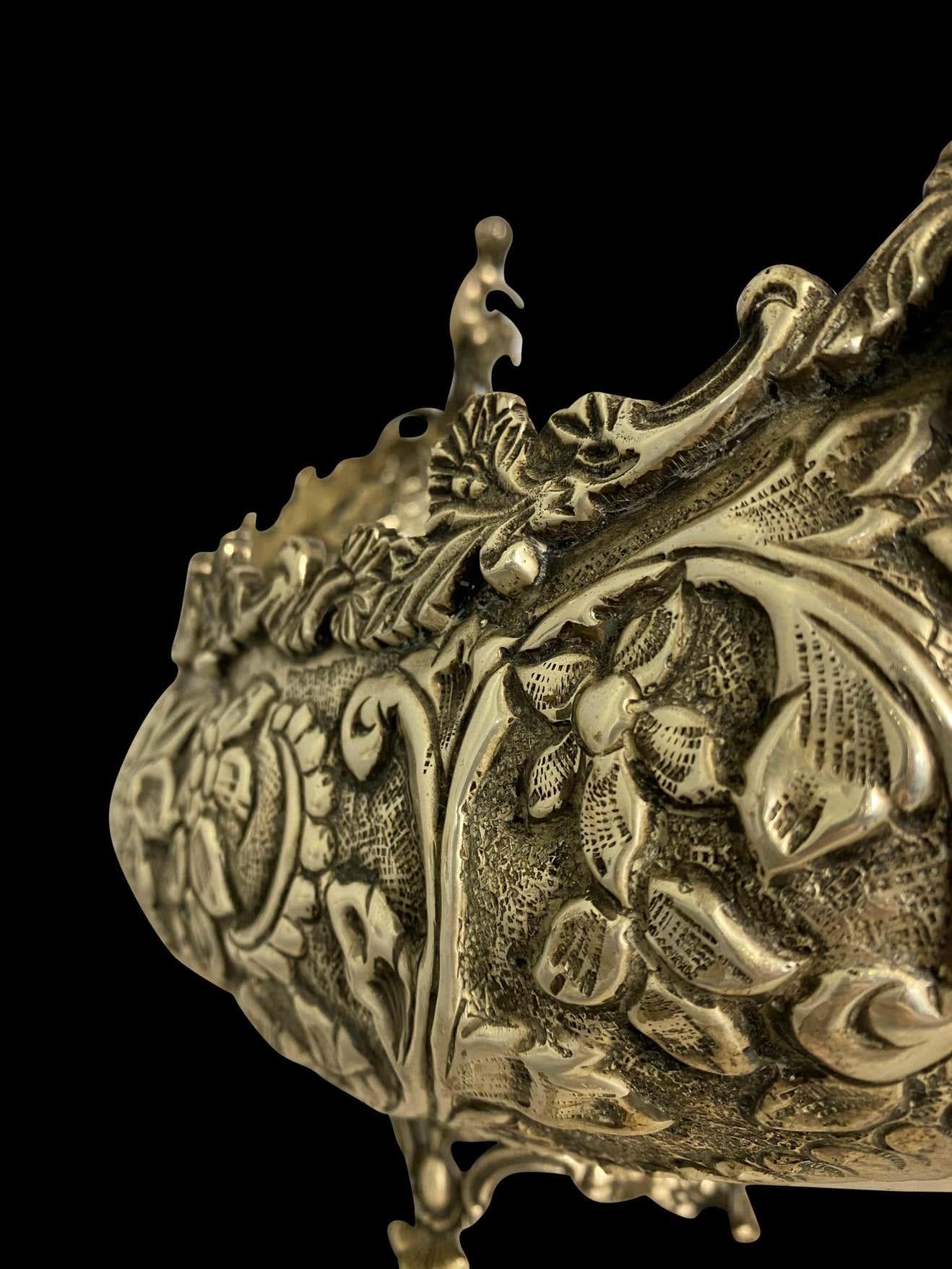 Silver-Plated Serveware, Venetian Gondolas, 20th Century For Sale 9