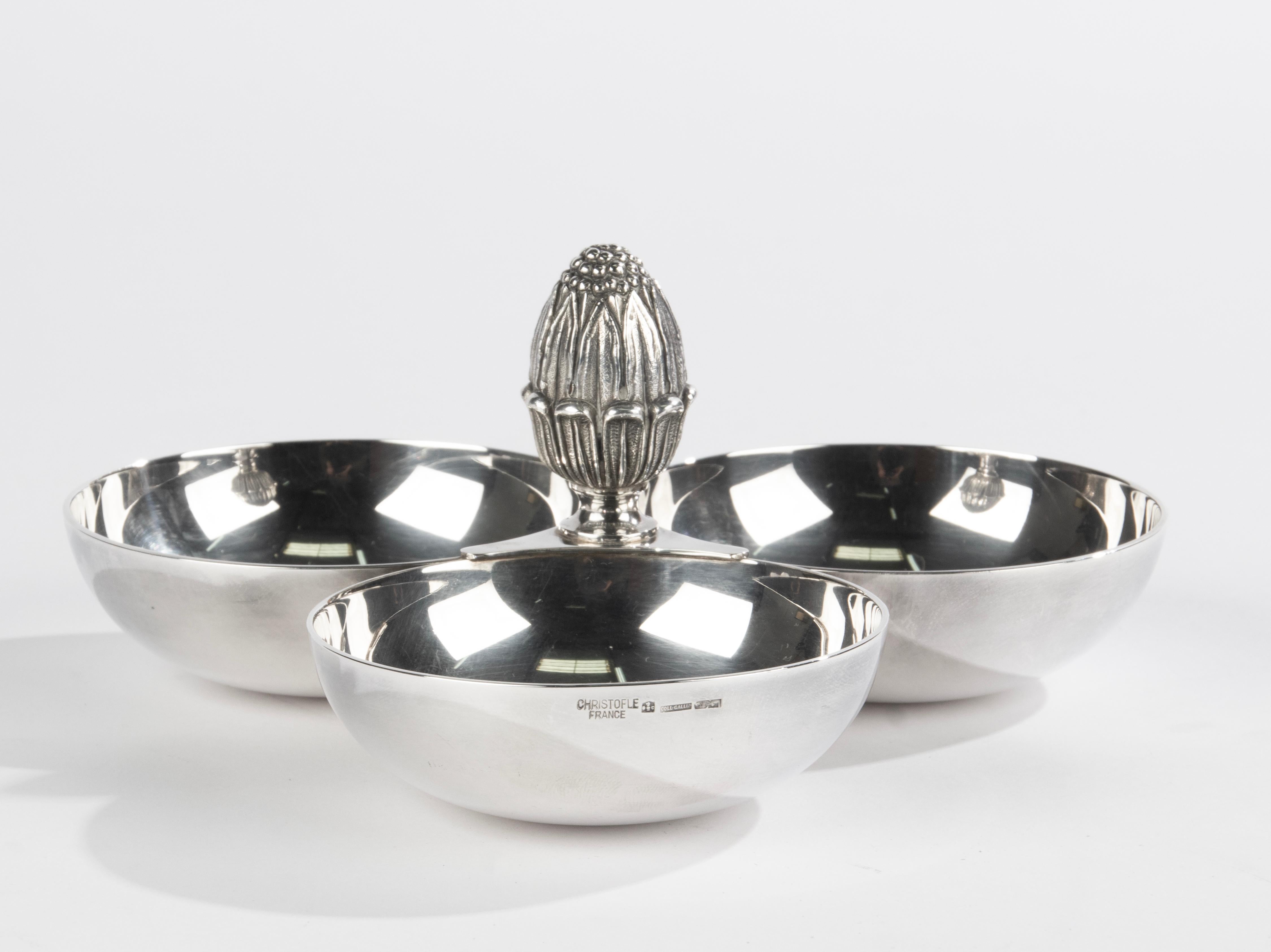 French Silver Plated Serving Bowl - Christofle 
