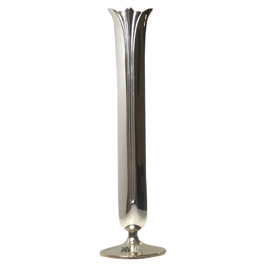 Silver-Plated Single Flower Vase from WMF, 1970s For Sale