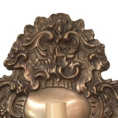 Silver Plated Single Light Sconces