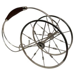 Silver Plated Sleigh Bottle Holder, circa 1970