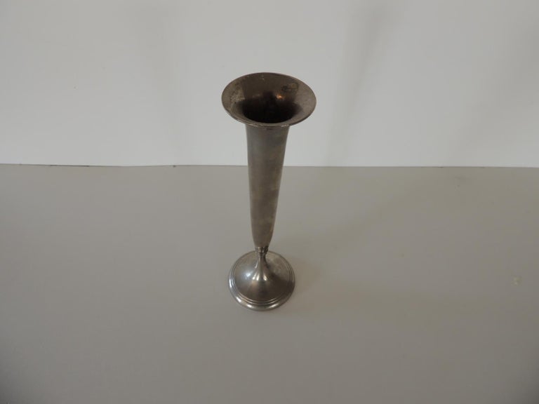 Silver Plated Small Bud Vase For Sale At 1stdibs