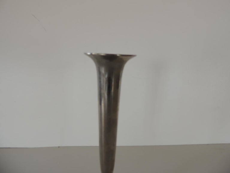 Silver Plated Small Bud Vase at 1stDibs