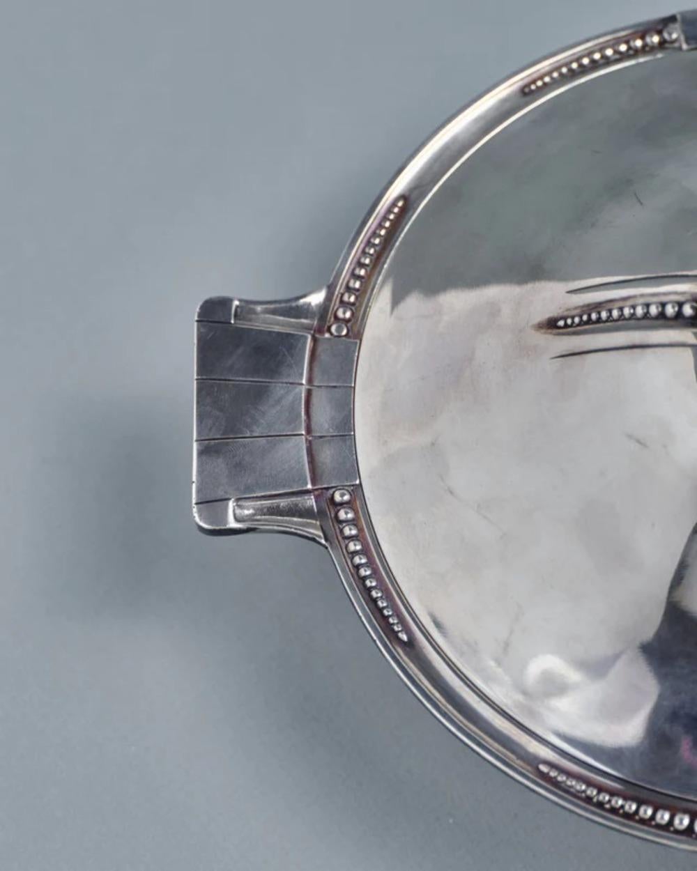 Soupière en métal argenté de Samuel Askenfeld Bon état - En vente à PARIS, FR