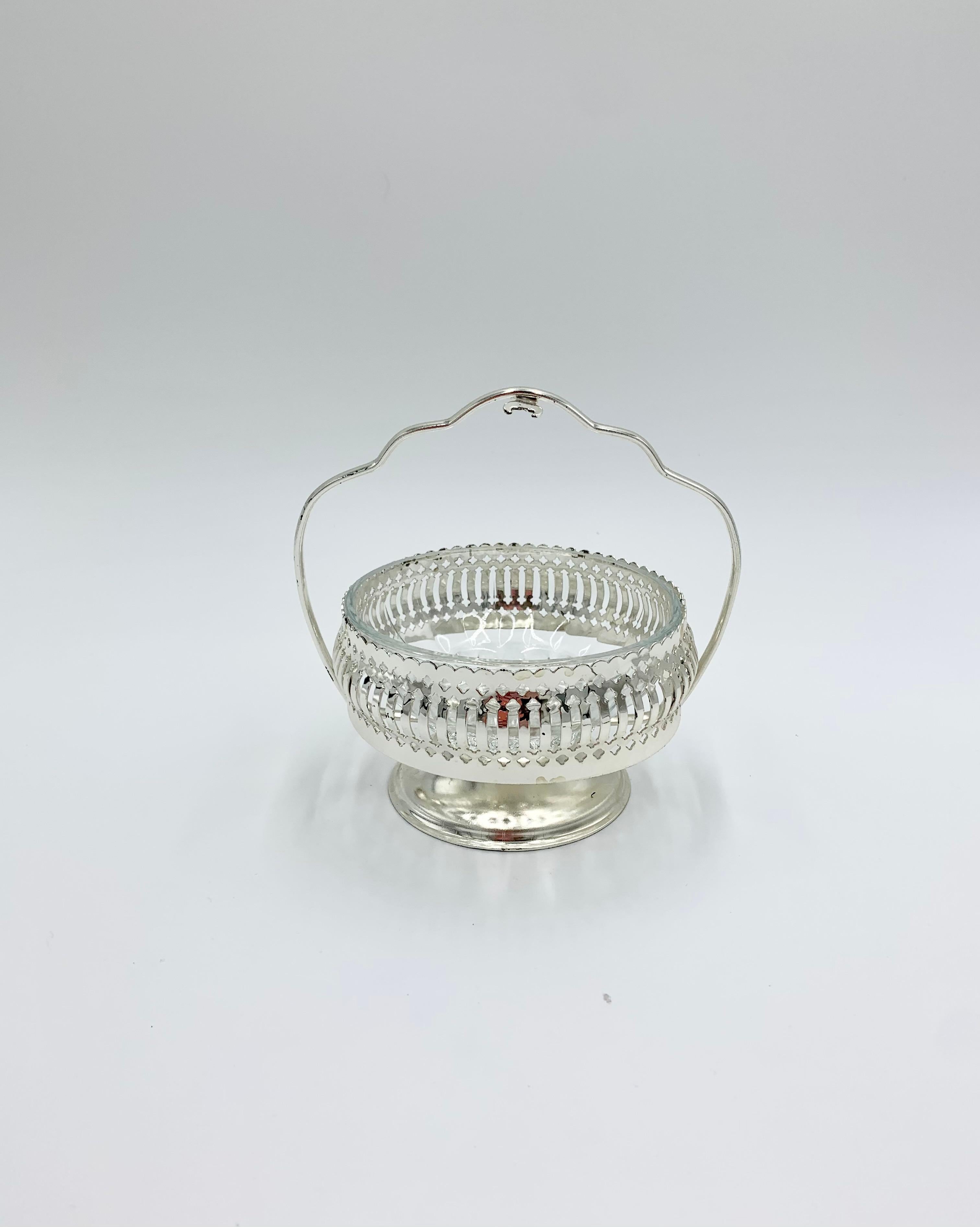 Other Silver-Plated Sugar Bowl, 1960s England For Sale
