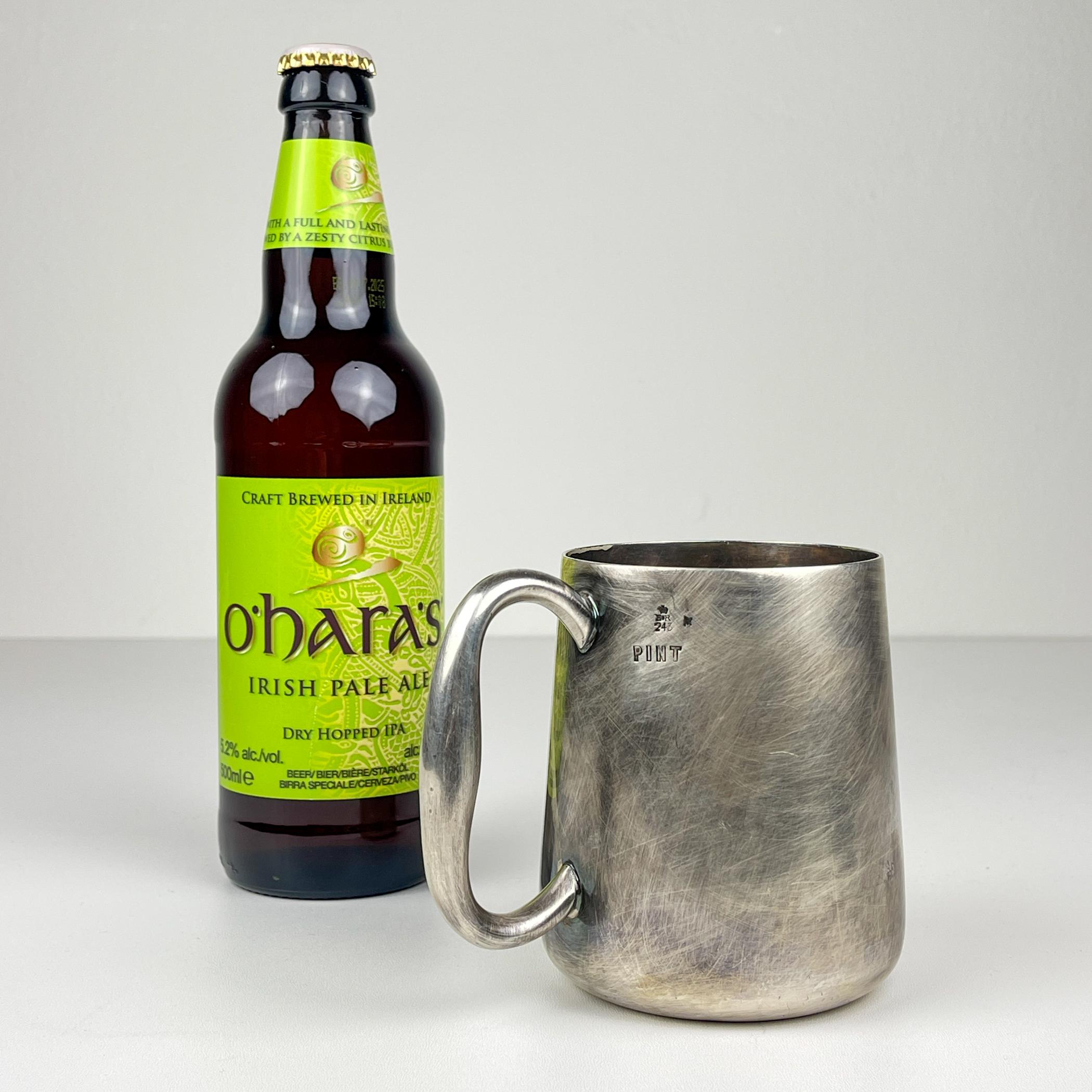 Silver plated tankard by Elkington & Co, England for Trust Houses, England, 1962 For Sale 5