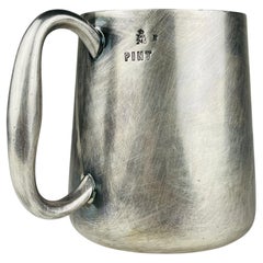 Silver plated tankard by Elkington & Co, England for Trust Houses, England, 1962