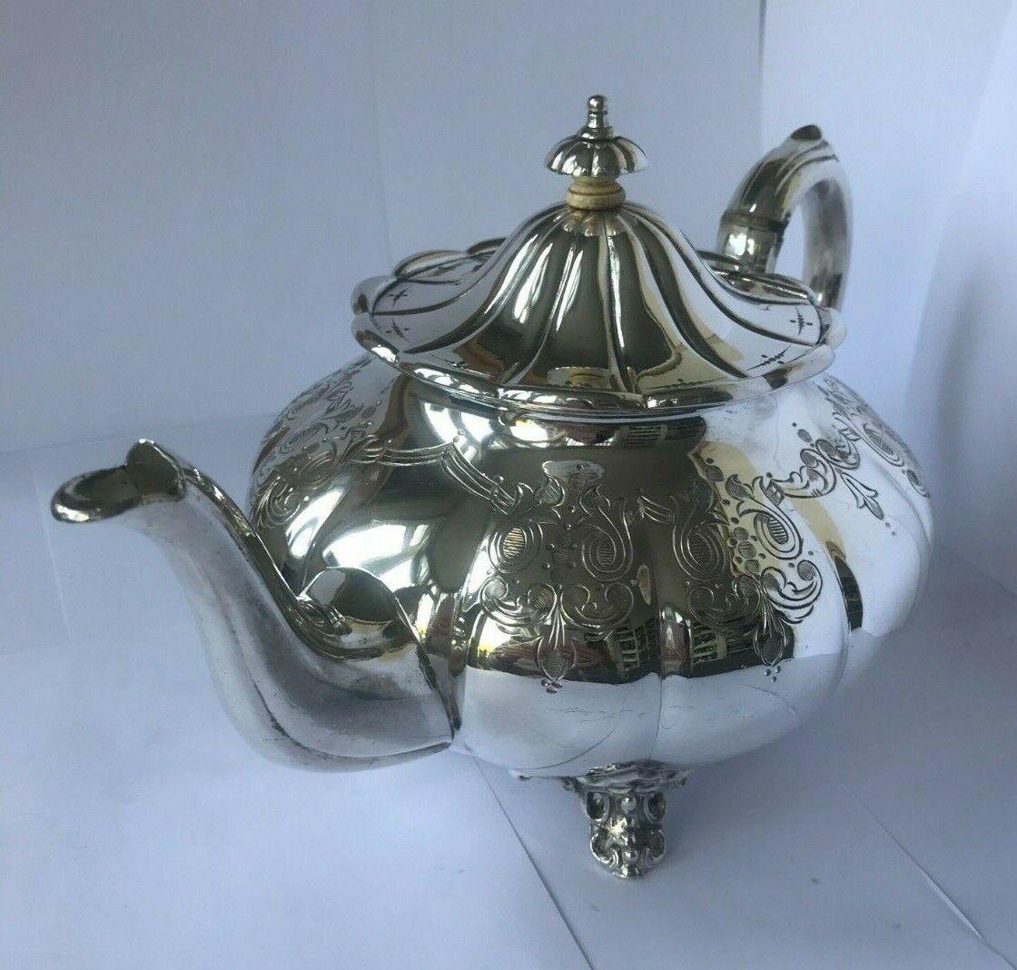 Silver Plated Tea/Coffee Set Made by Cooper Brothers & Sons Ltd For Sale 7