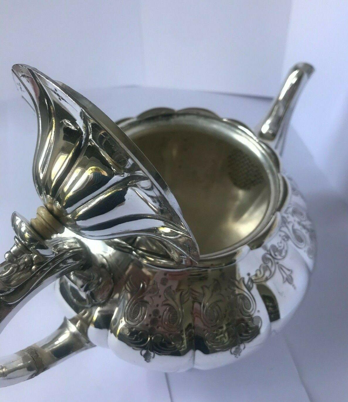 Women's or Men's Silver Plated Tea/Coffee Set Made by Cooper Brothers & Sons Ltd For Sale