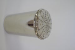 Silver plated travel cocktail shaker D.R.G.M
