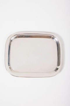 Silver-plated tray by Christofle