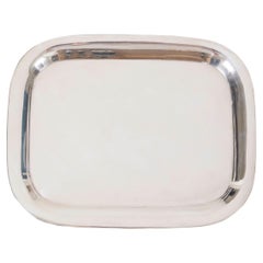 Silver-plated tray by Christofle