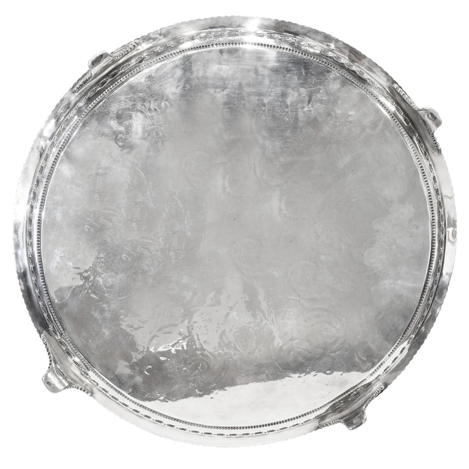 Silver Plated Tray, circa 1910 In Good Condition For Sale In Salisbury, GB