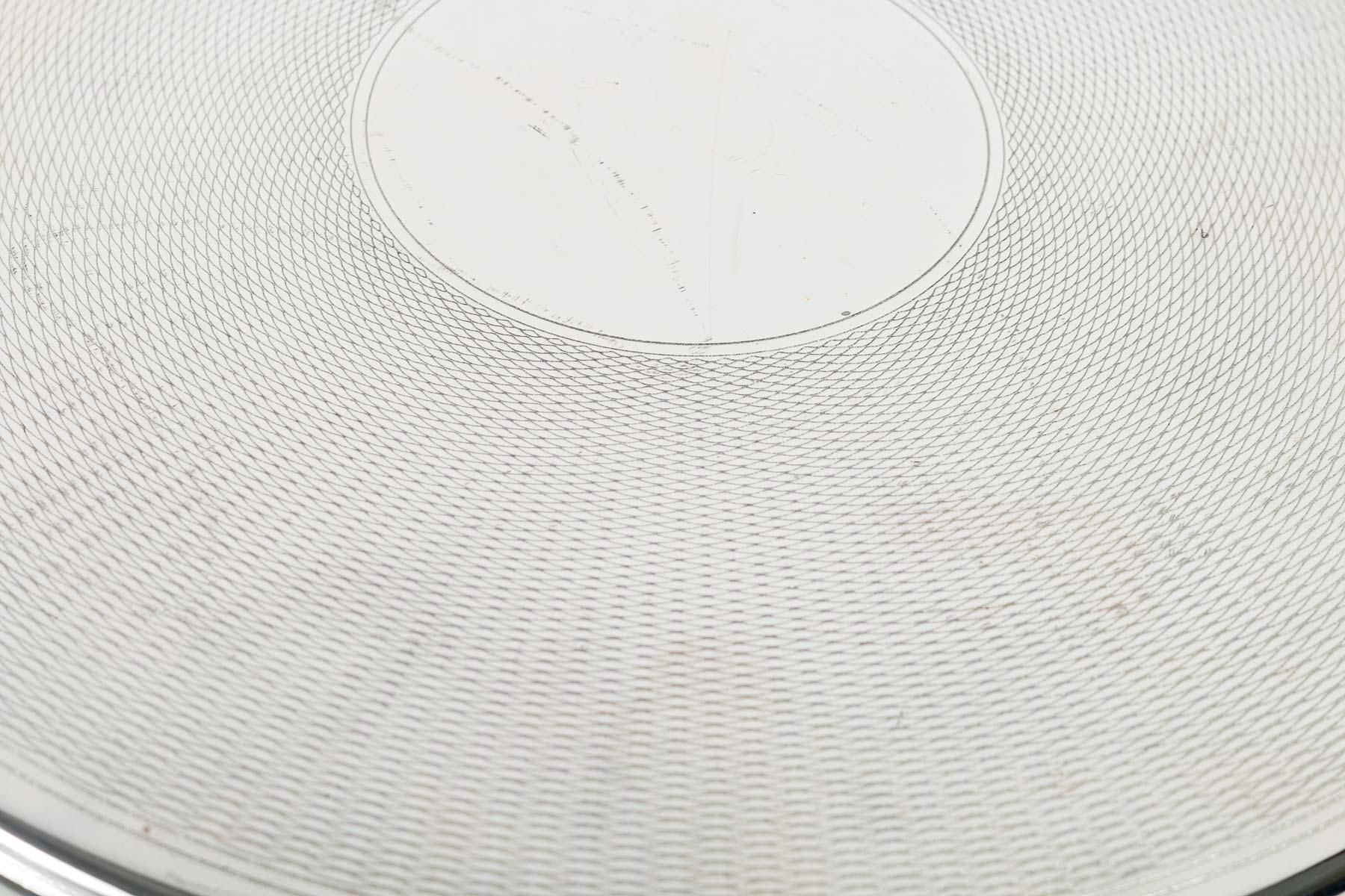 Salvamanteles chapado en plata de Christofle, 1980. Francés en venta