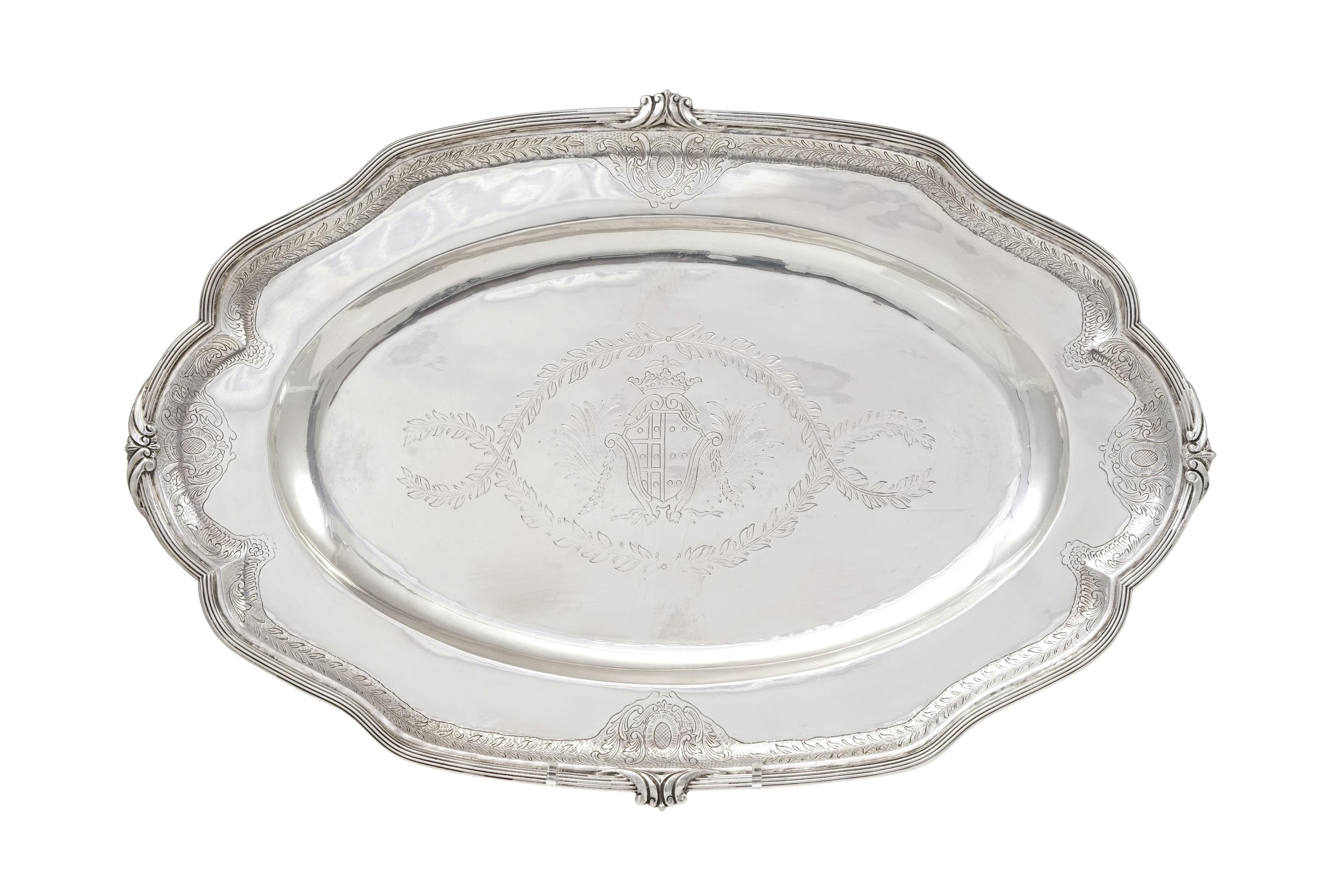 Sopera plateada, camisa y soporte, finales del siglo XIX, estilo Thomas Germain en Bueno estado para la venta en Paris, FR