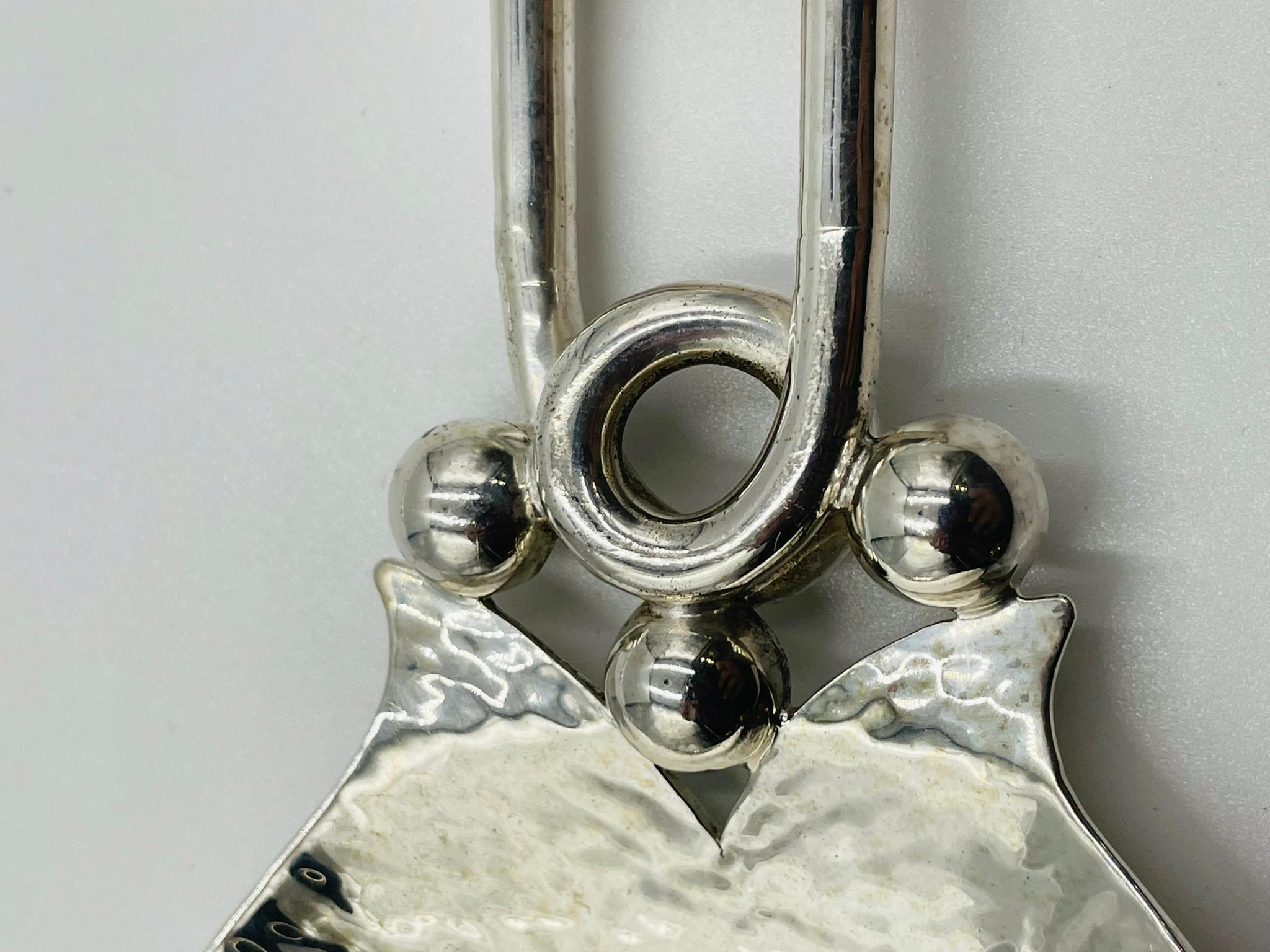 Utensili da portata con motivo a tartaruga placcati in argento di Emilia Castillo, Messicano moderno in vendita 8