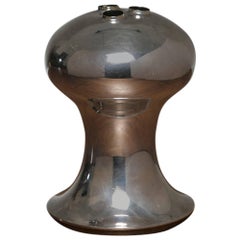 Versilberte Vase von Lino Sabattini
