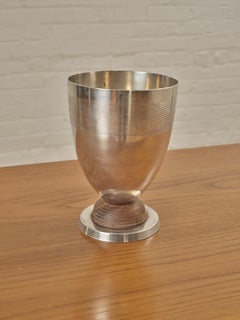Silver Plated Vase by Luc Lanel for Christofle