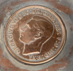 Silver Plated Victoria Wine Taster with One Penny