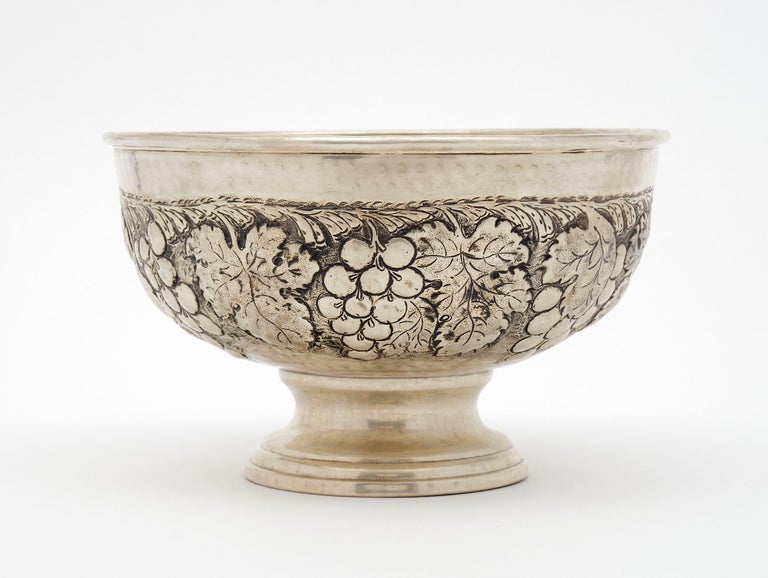 Silver Plated Vintage Wine Bucket For Sale at 1stDibs