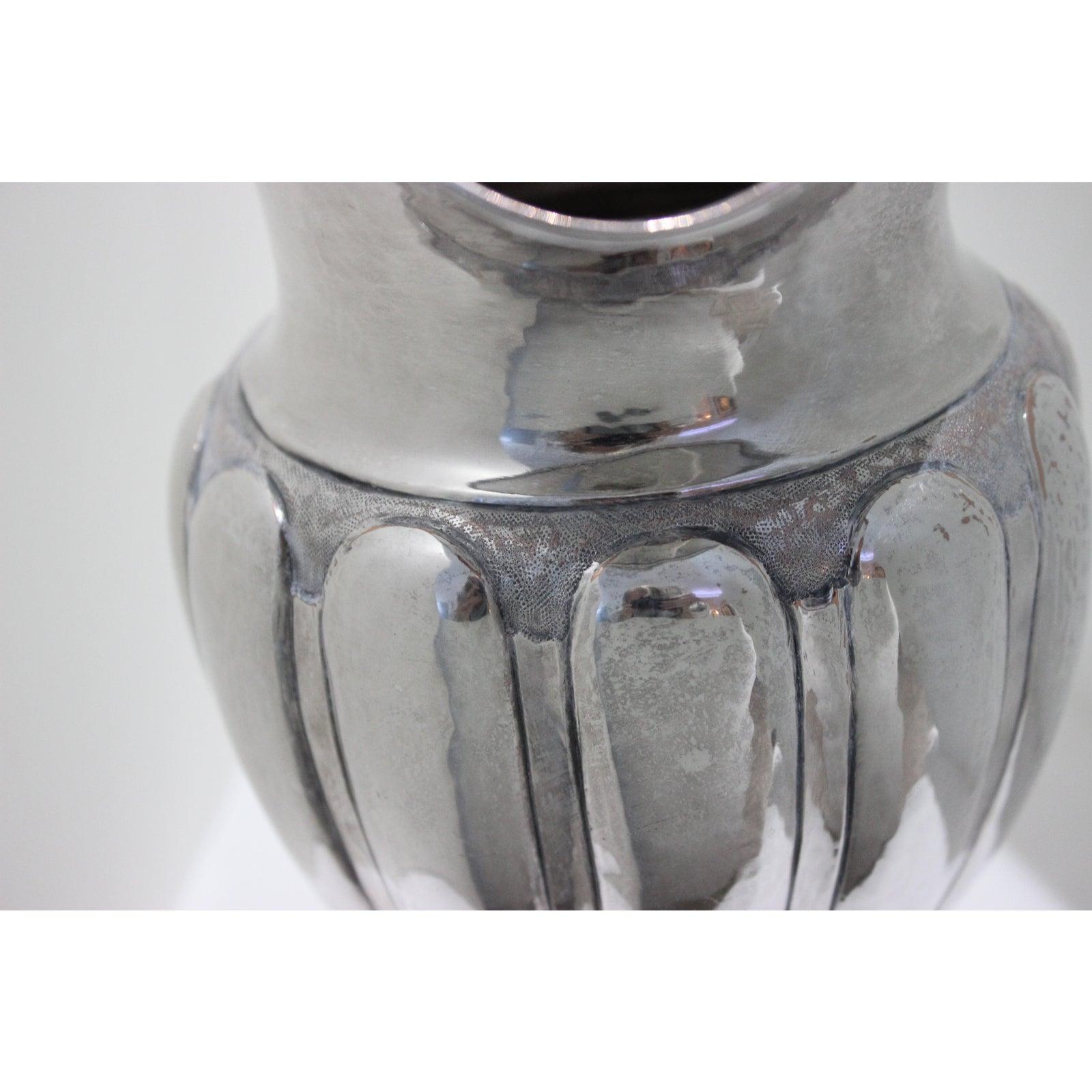 20th Century Silver Plated Water Pitcher For Sale