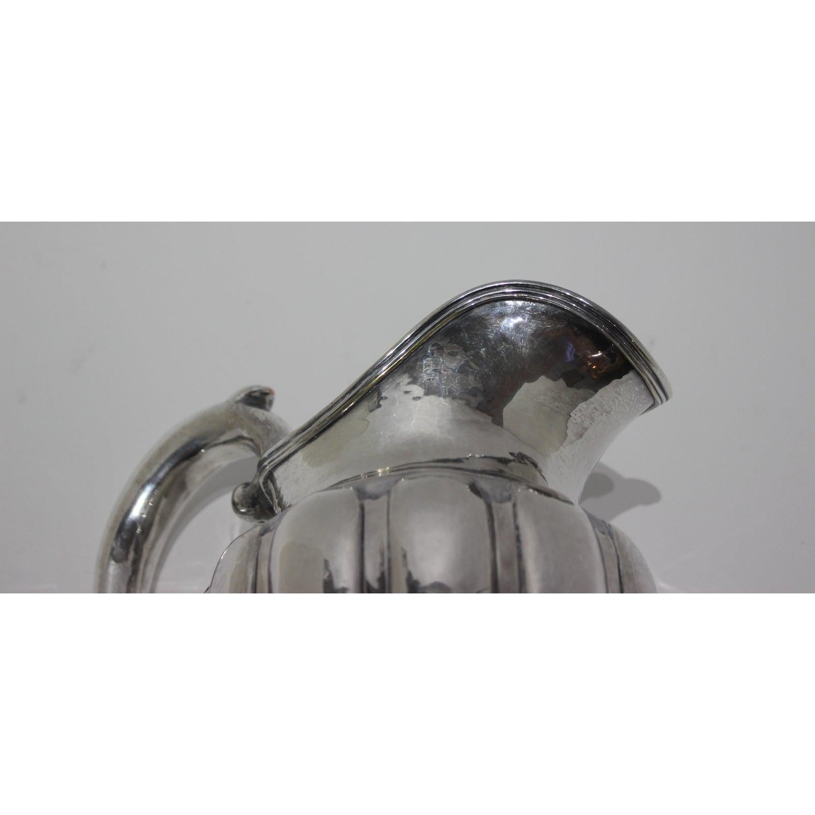 American Silver Plated Water Pitcher For Sale