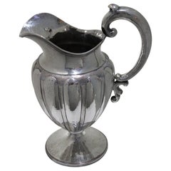 Antique Silver Plated Water Pitcher