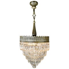 Silver Plated Wedding Cake Chandelier