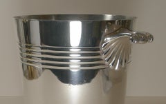 Silver Plated Wine Cooler / Champagne Bucket by Wiskemann, Belgium c.1930