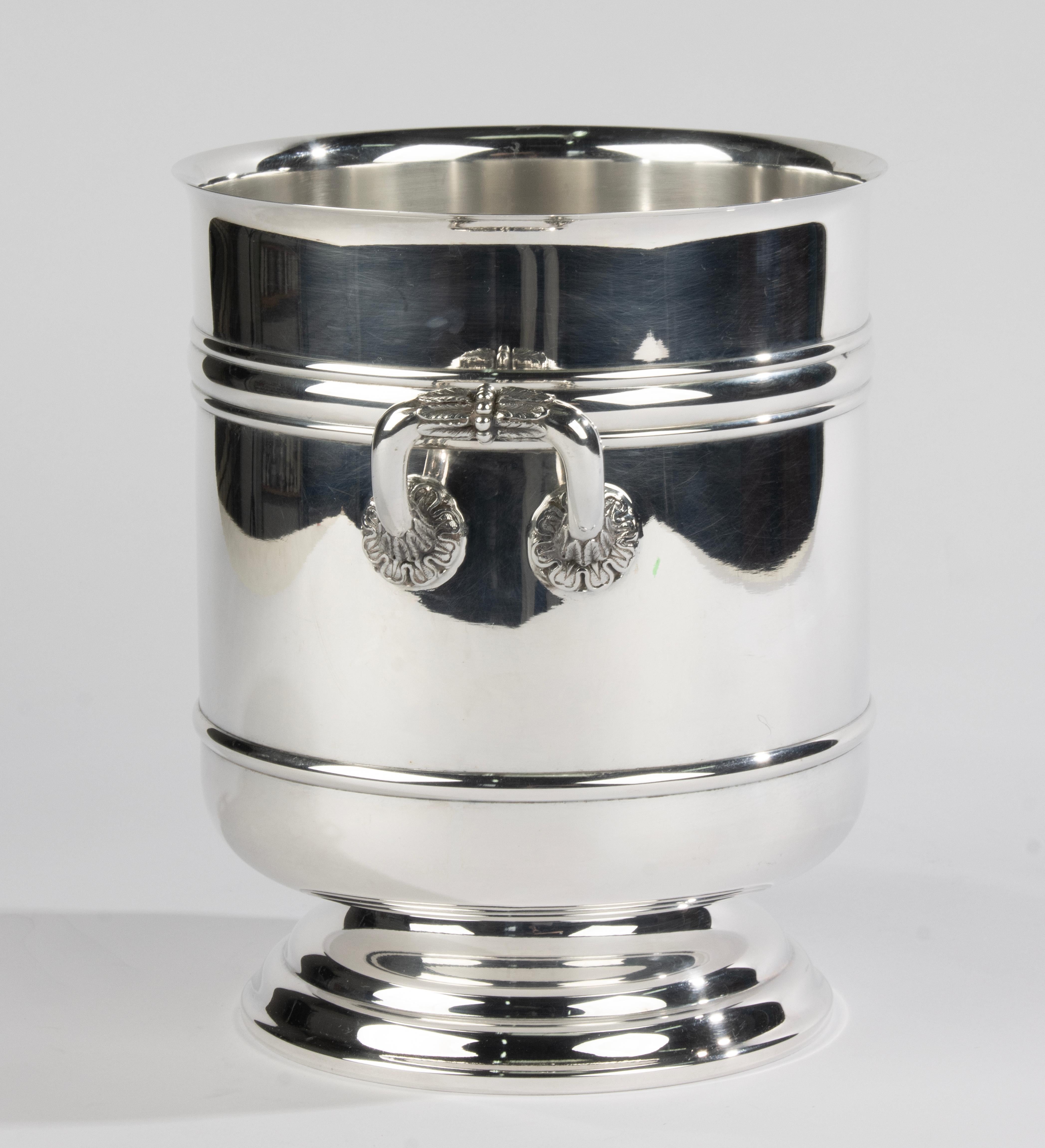 Enfriador de vino chapado en plata - Christofle - Modelo Sully en venta 2