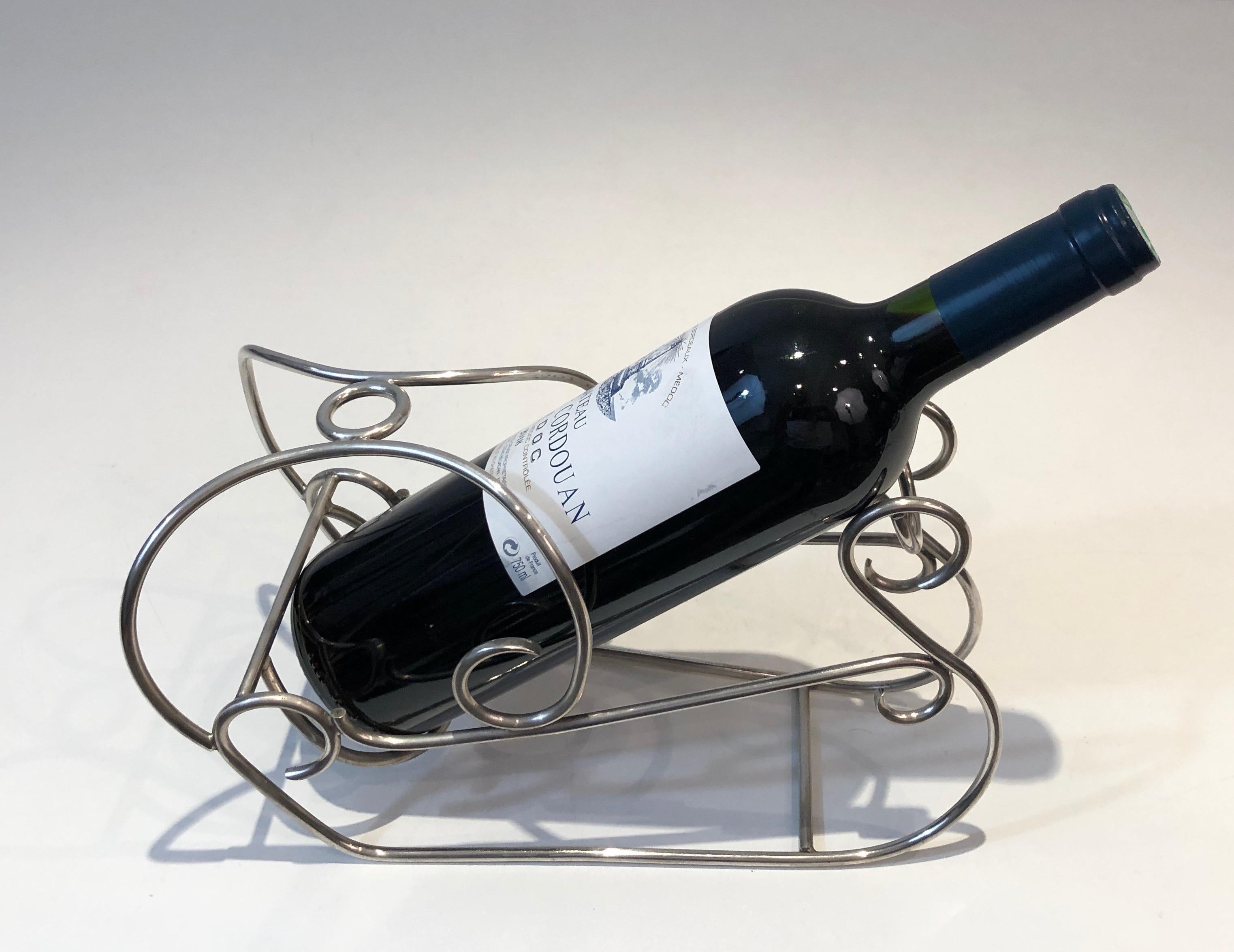 Portavinos plateado, francés, hacia 1930 en venta 1
