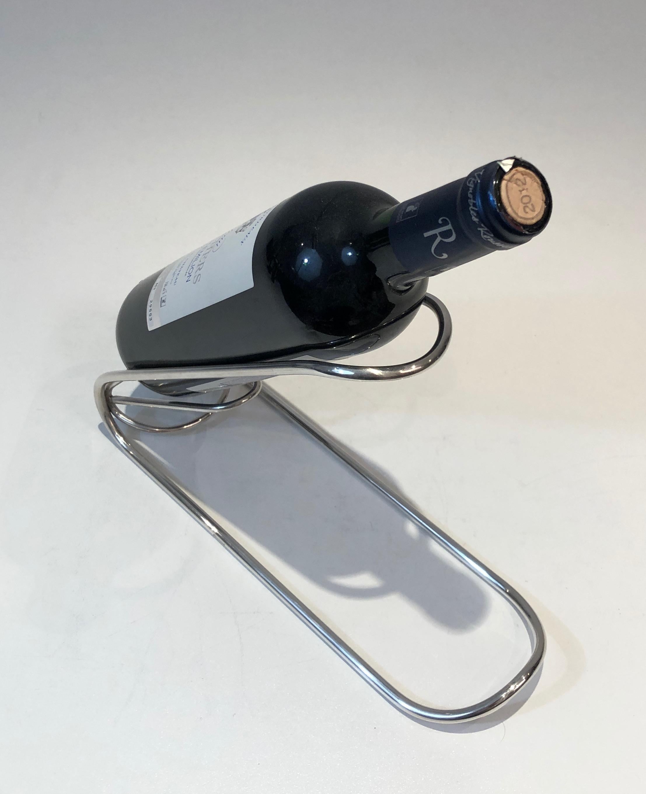Silver Plated Wine Holder, French, Circa 1930 For Sale 4