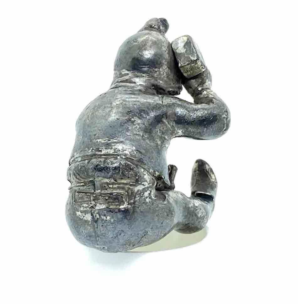 Silver Plated Working Gnome Figurine, Vintage, Austria, 1930s For Sale 5