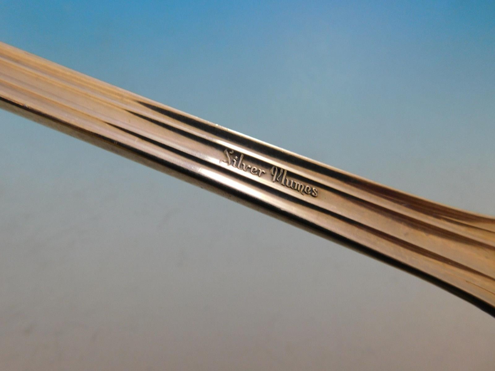 Plumas de Plata de Towle Juego de Cubiertos de Plata de Ley para 8 Servicio de Cena de 50 Piezas en venta 3