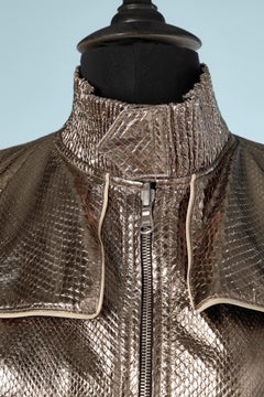Silver python jacket Shiro