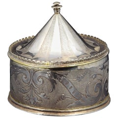 Antique Silver Pyx, 16th Century