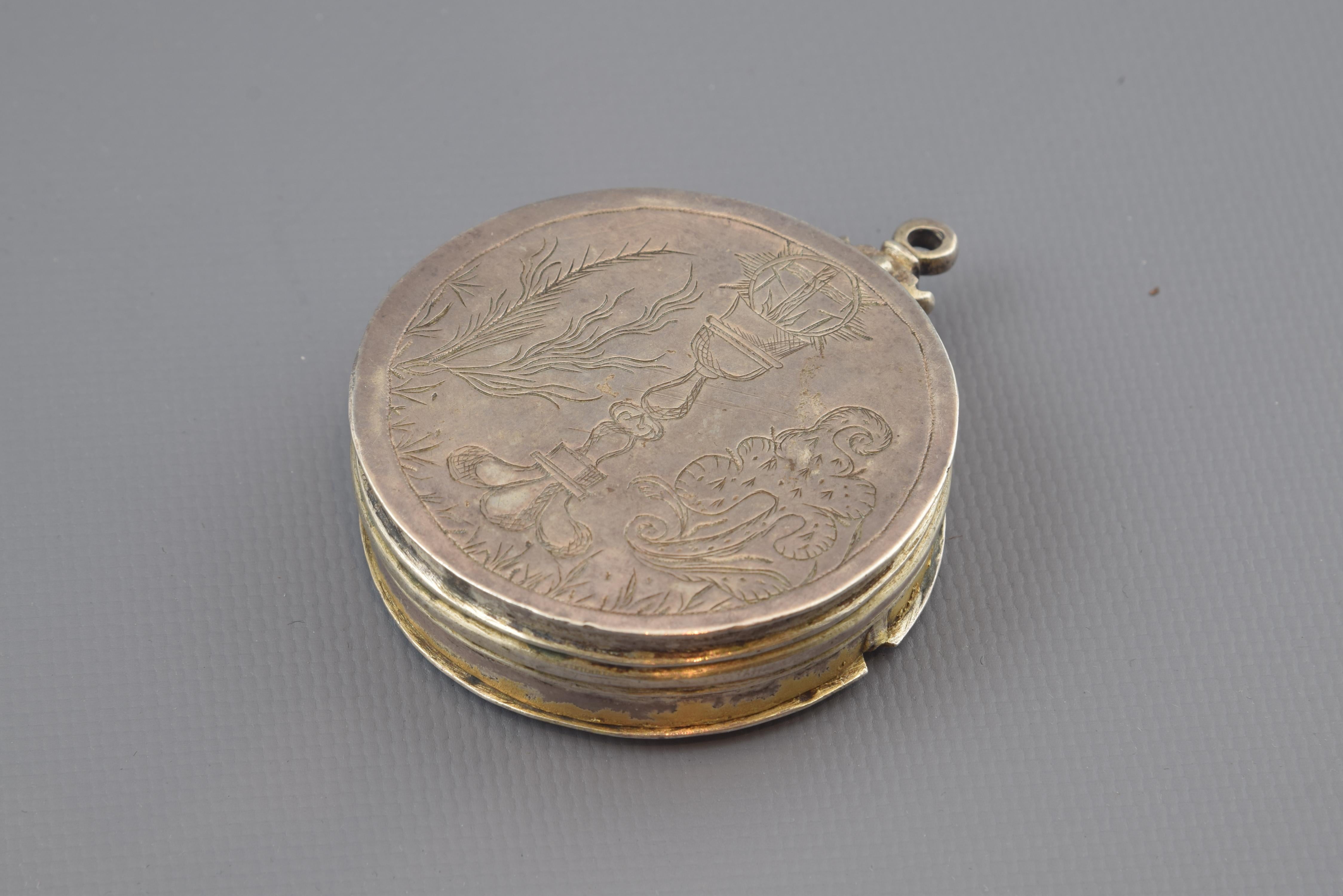 antique silver pyx