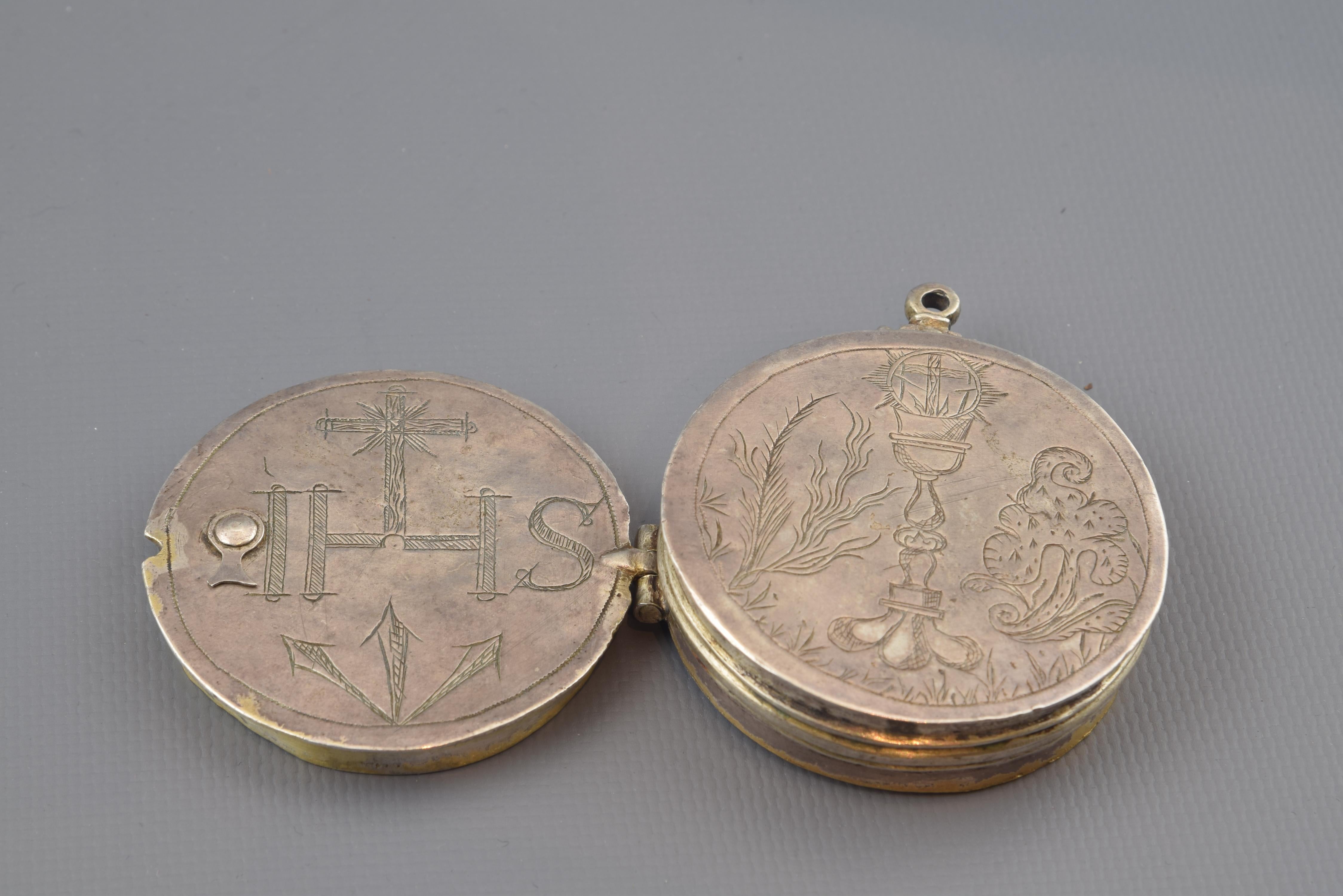 Baroque Silver Pyx, 17th Century
