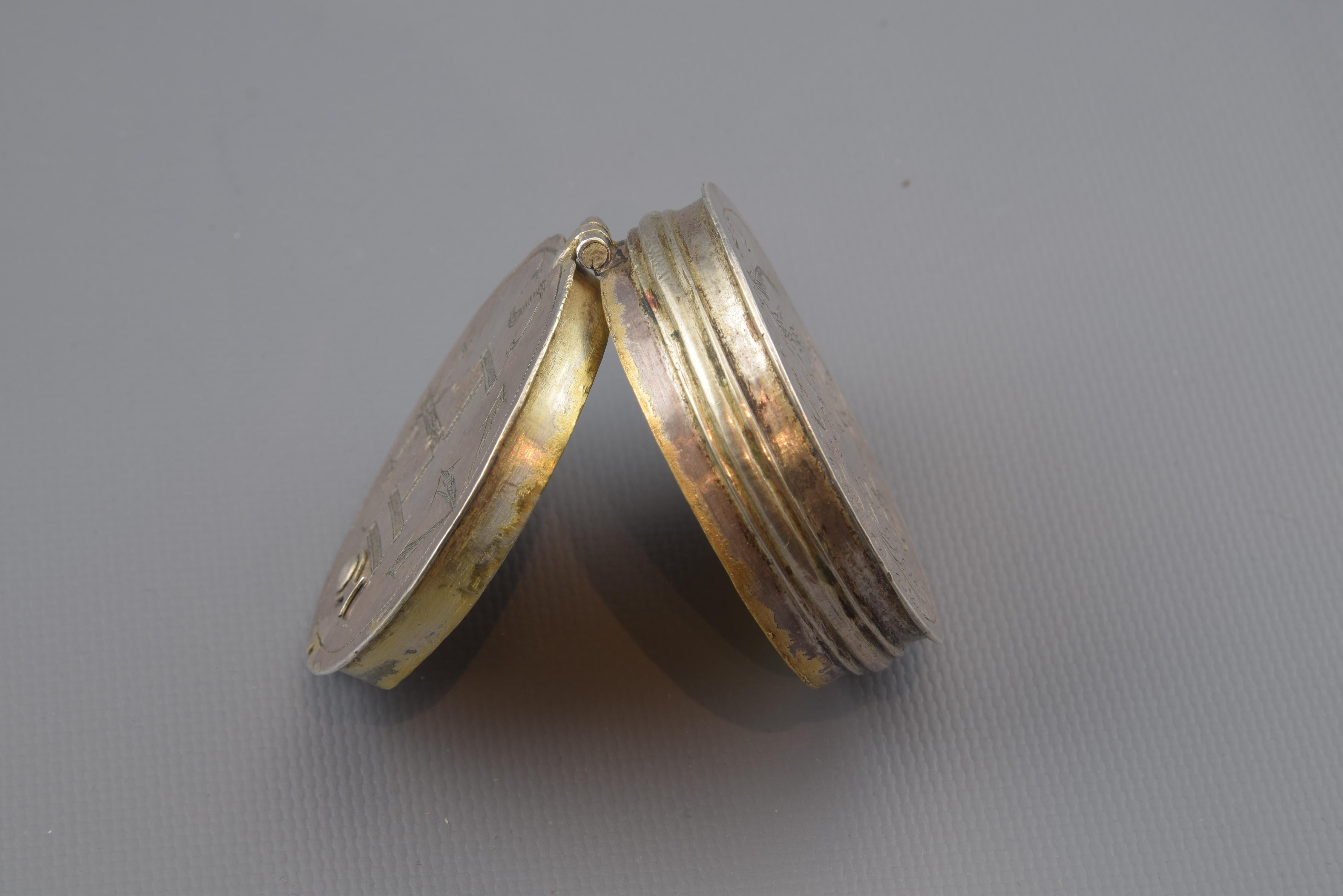 European Silver Pyx, 17th Century